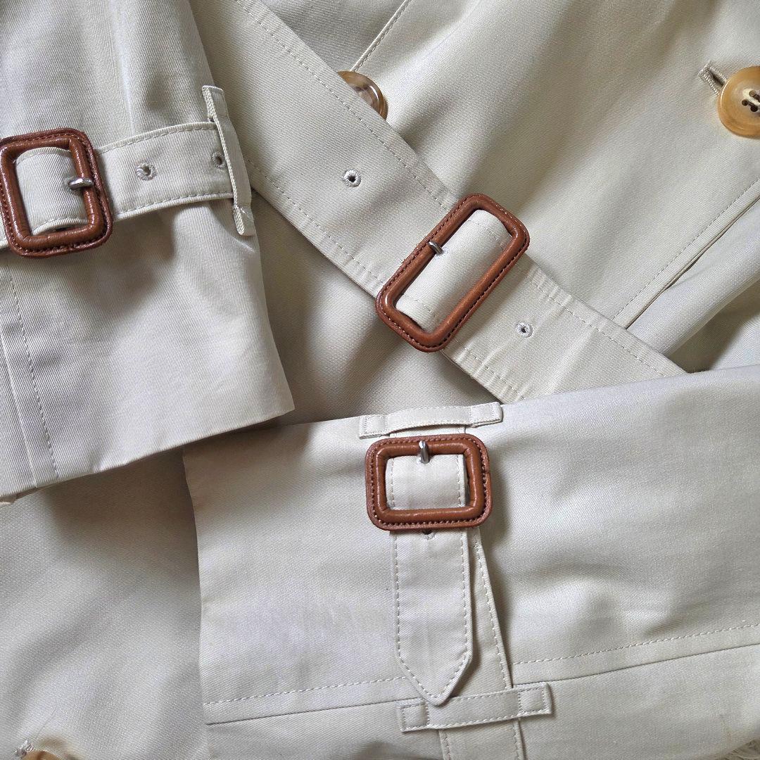 美品 バーバリー ライトベージュ トレンチコート ライナー ノバチェック 38M