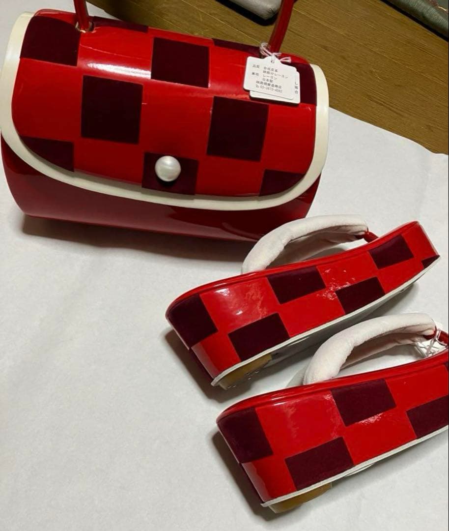 ふりふ　草履　バッグ　新品未使用