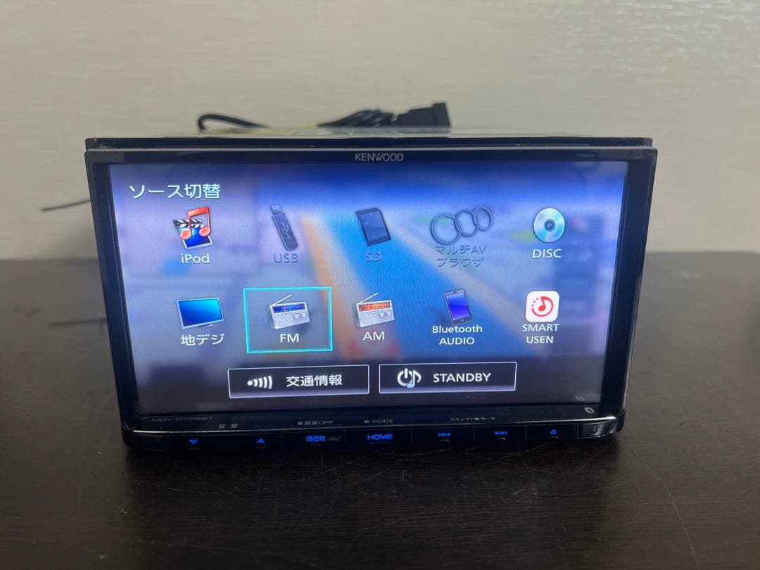 ケンウッド カーナビ MDV-D706BT 地図データ2018年式 動作確認済！