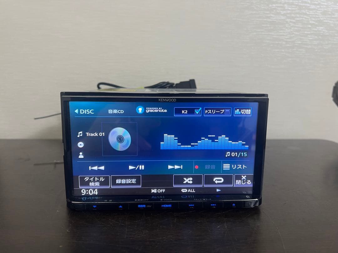 ケンウッド カーナビ MDV-D706BT 地図データ2018年式 動作確認済！