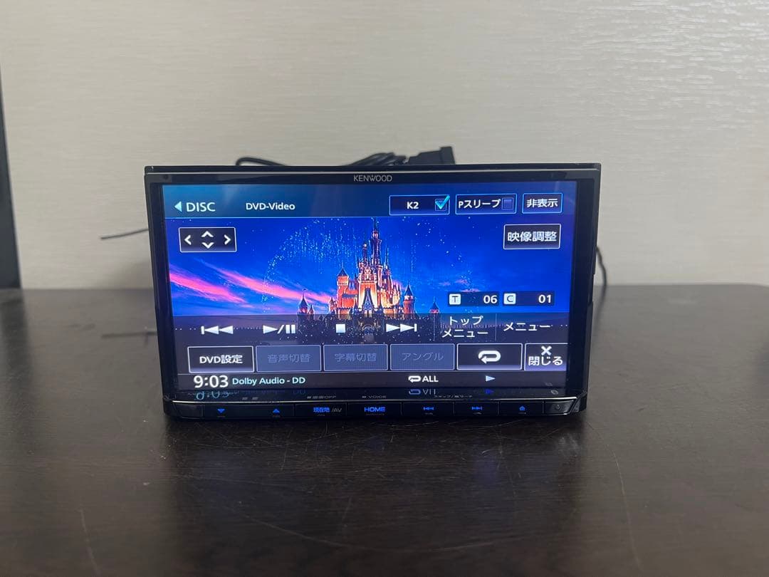 ケンウッド カーナビ MDV-D706BT 地図データ2018年式 動作確認済！