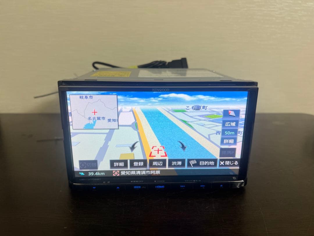 ケンウッド カーナビ MDV-D706BT 地図データ2018年式 動作確認済！