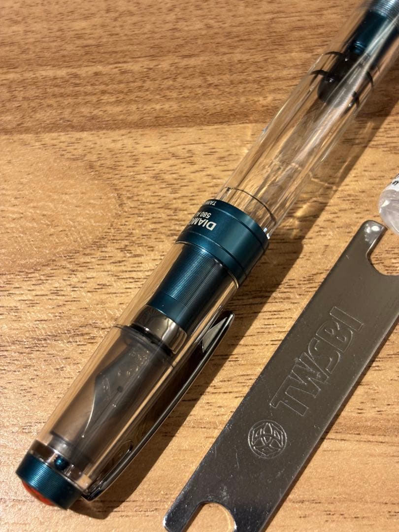 【専用工具付】TWSBI ダイヤモンド 580 ALR プルシアンブルー 字幅M
