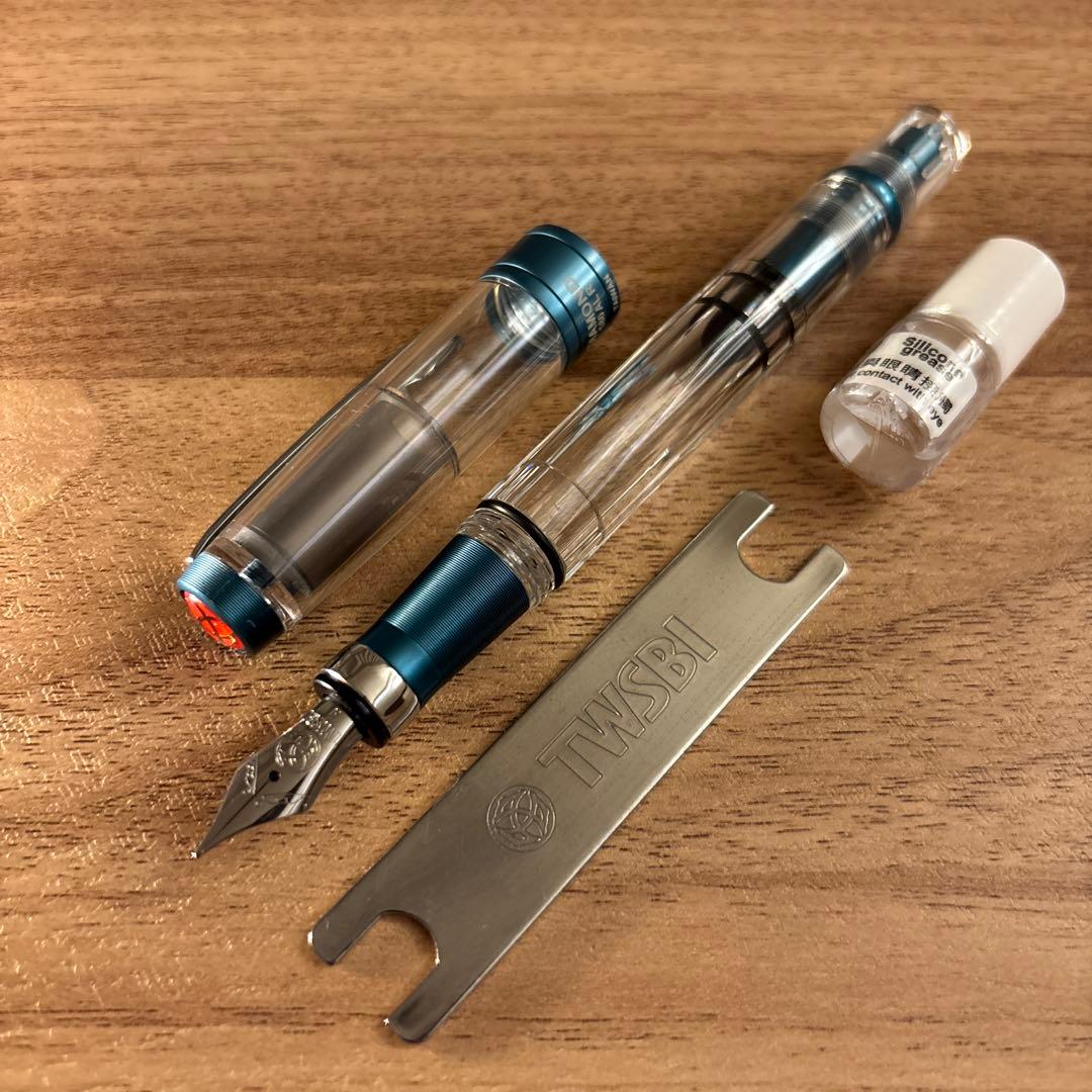 【専用工具付】TWSBI ダイヤモンド 580 ALR プルシアンブルー 字幅M