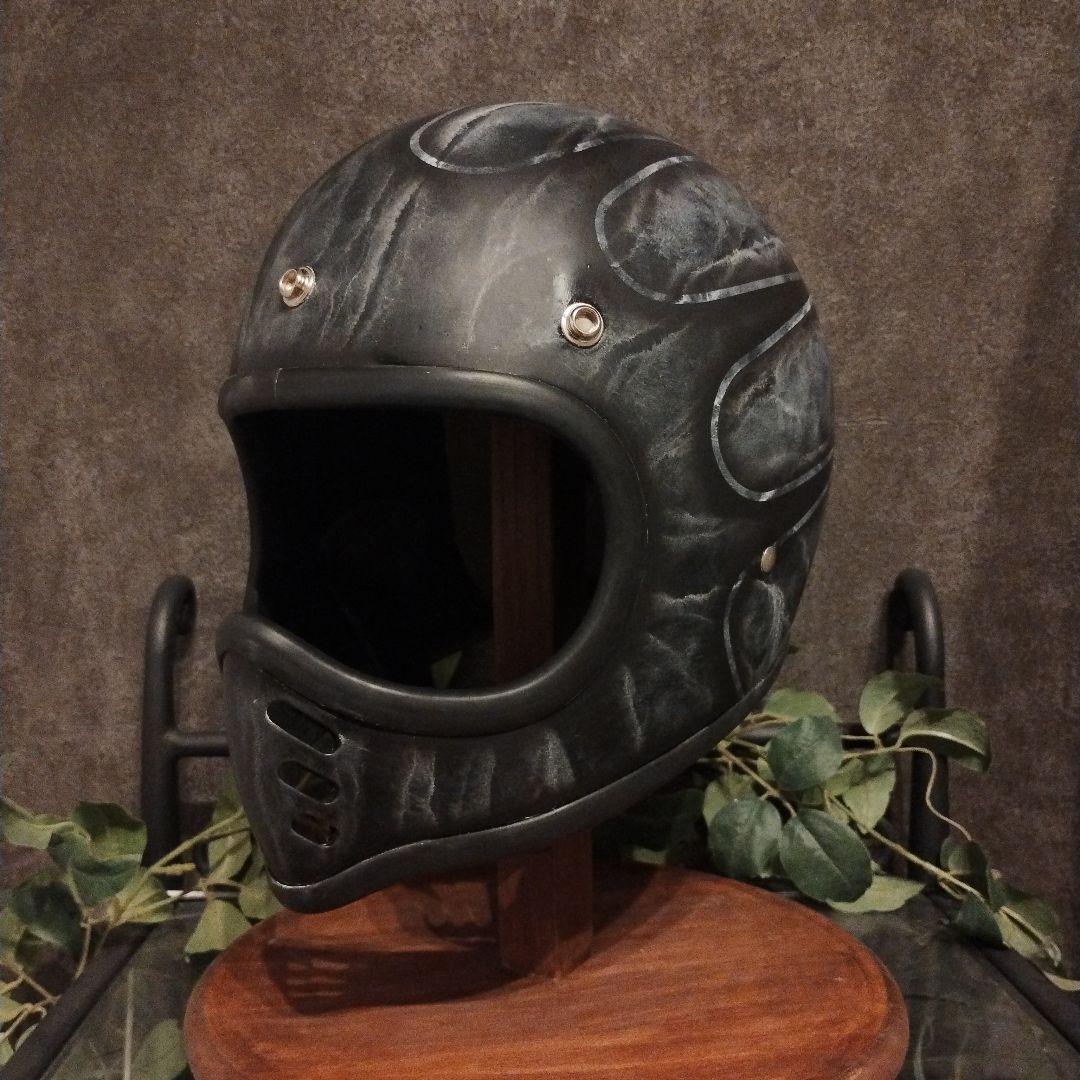 サイズ変更無料　オーシャンビートル　MTX ペイント　ヘルメット　スキャロップ