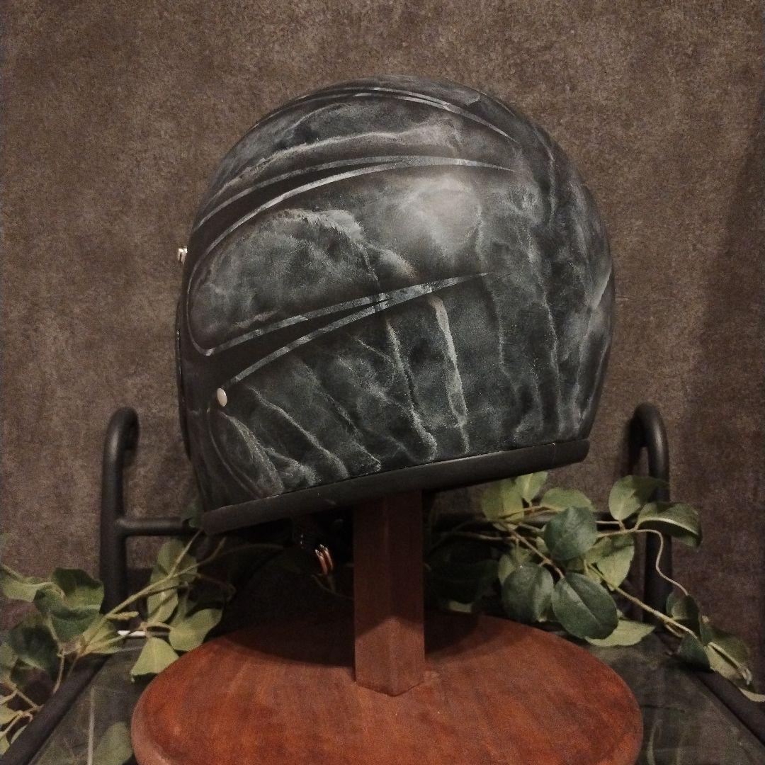 サイズ変更無料　オーシャンビートル　MTX ペイント　ヘルメット　スキャロップ