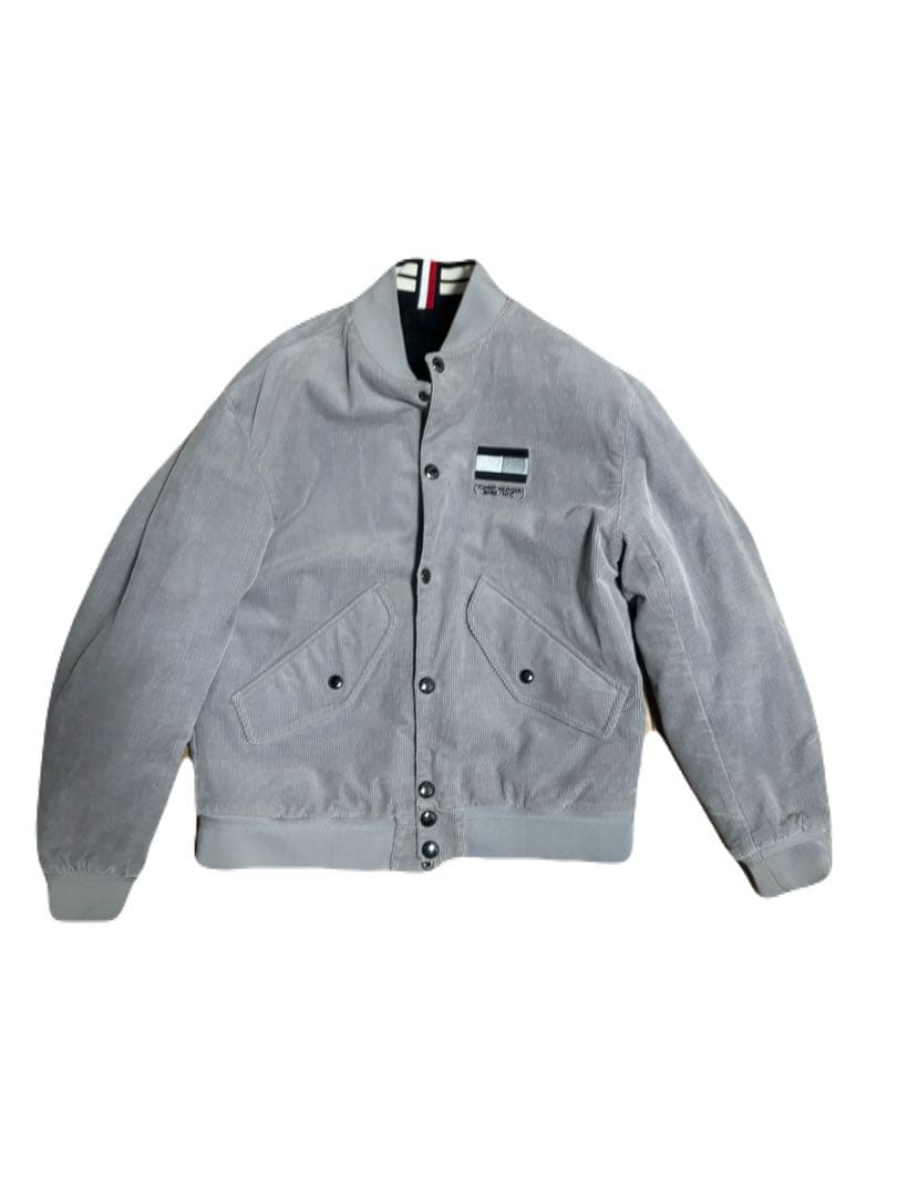   モノクロームリバーシブルバーシティジャケット