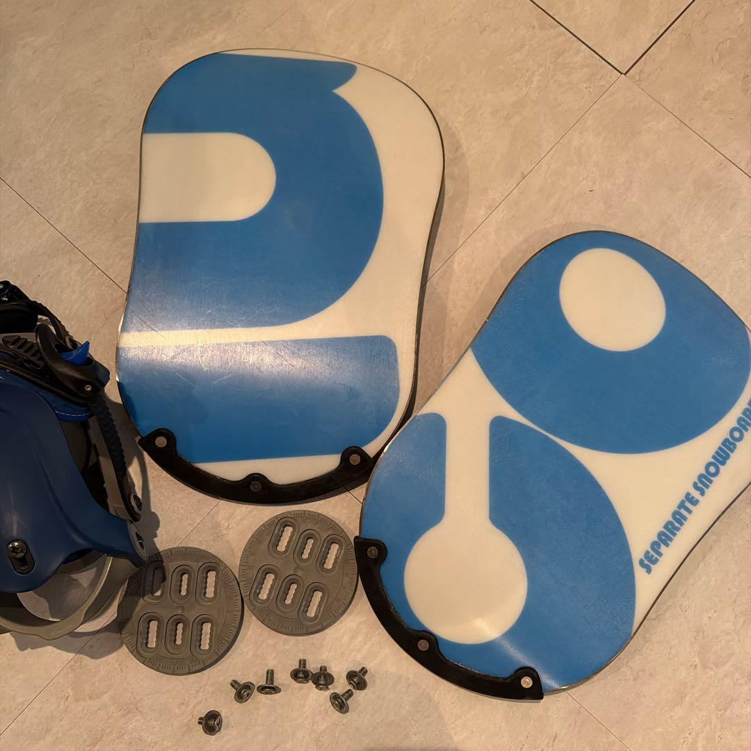 NICO セパレートスノーボード　スノーボード　セパスノ バインディングセット