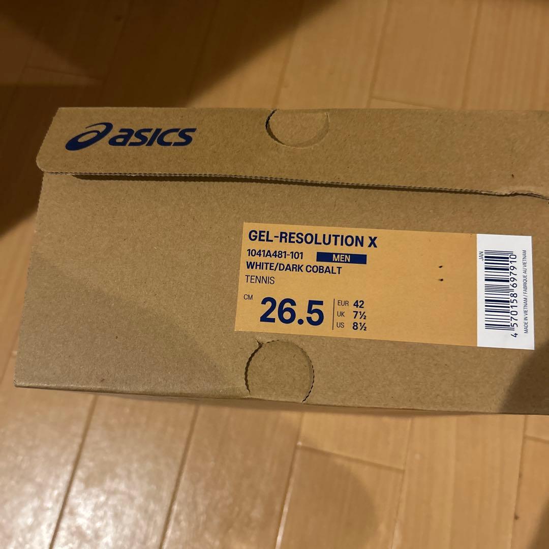 【新品未使用品】アシックスGEL-RESOLUTION10 オールコート26.5
