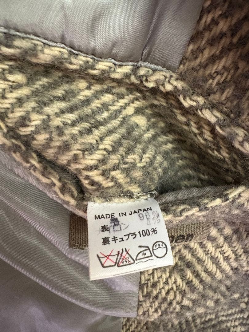 Y’s for men ヘリンボーン柄 ウールジャケット 90s