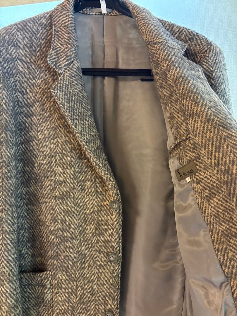 Y’s for men ヘリンボーン柄 ウールジャケット 90s