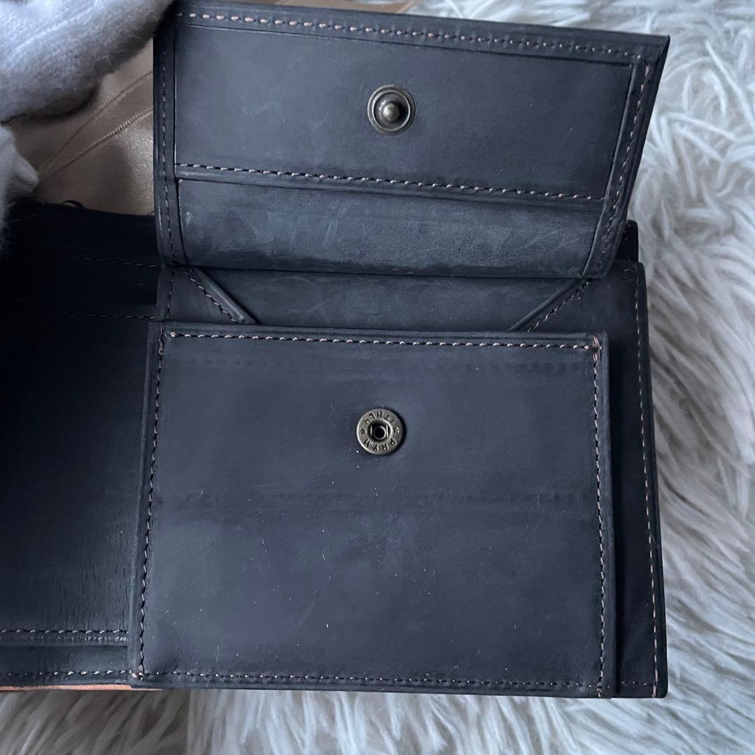 【未使用近い】ココマイスター ナポレオンカーフ 二つ折り財布