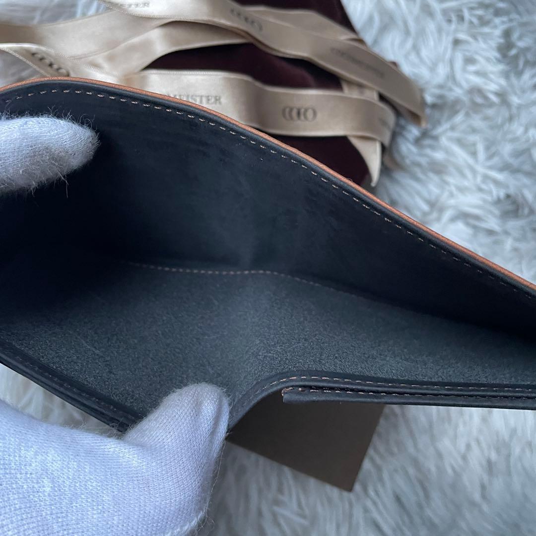 【未使用近い】ココマイスター ナポレオンカーフ 二つ折り財布