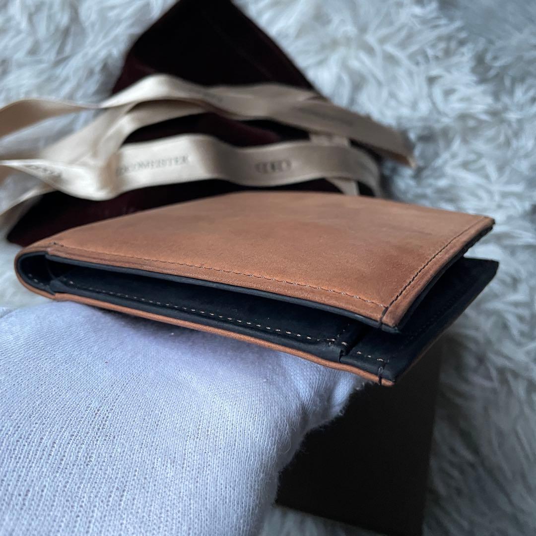 【未使用近い】ココマイスター ナポレオンカーフ 二つ折り財布