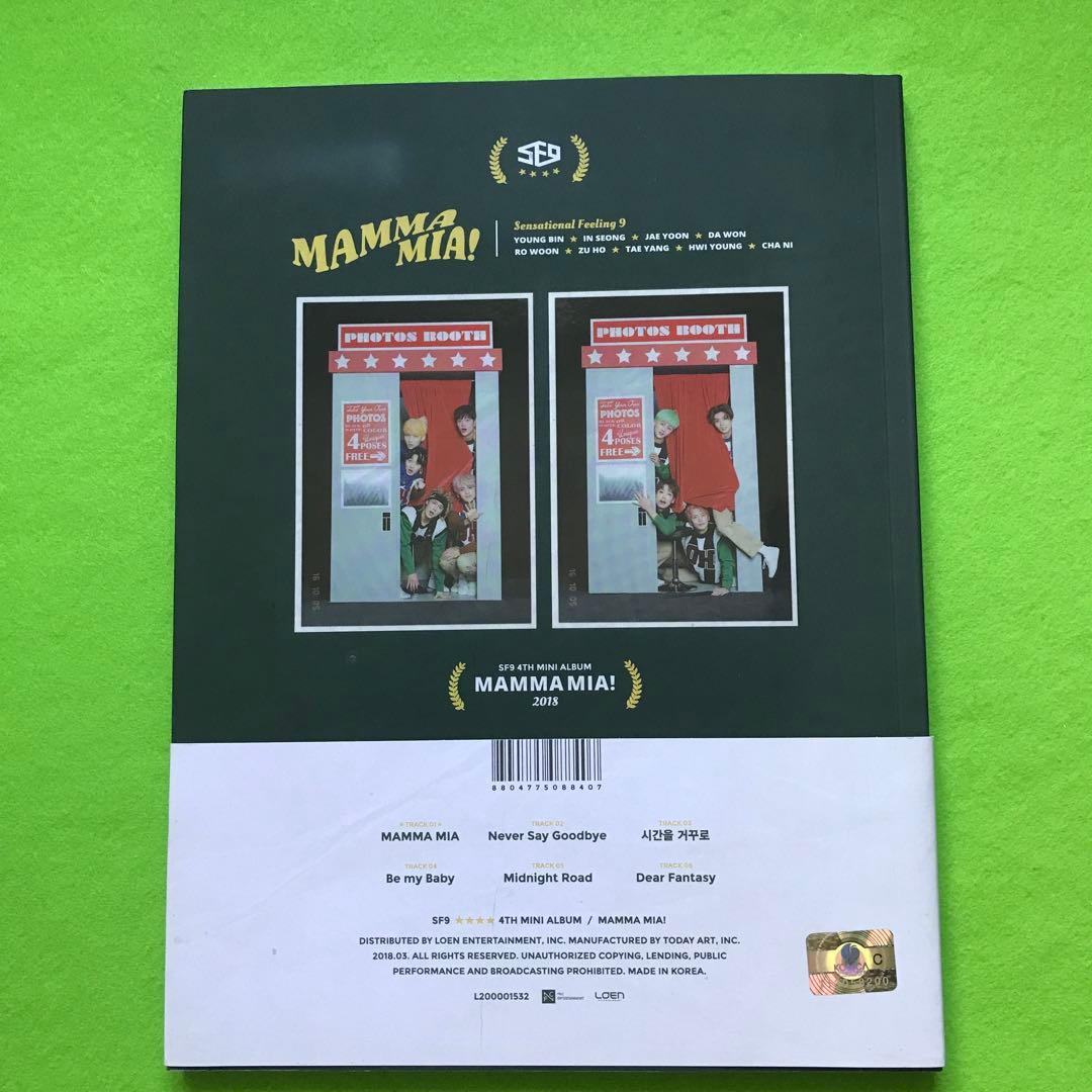 予約済み1200■SF9『MAMMA MIA！』SPECIAL ver.