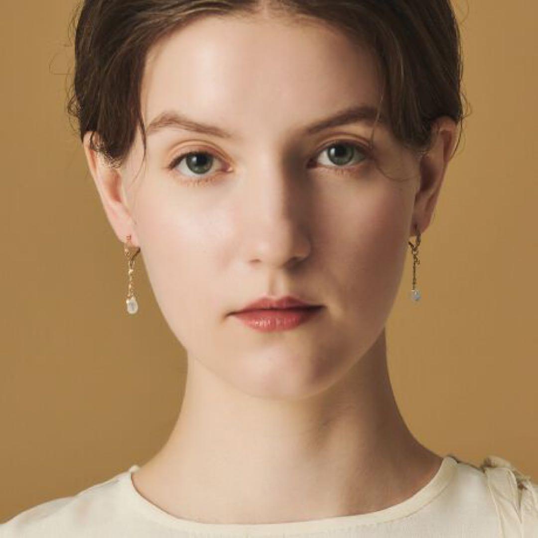 未使用 agete K10フェルスパーピアスチャーム 完売