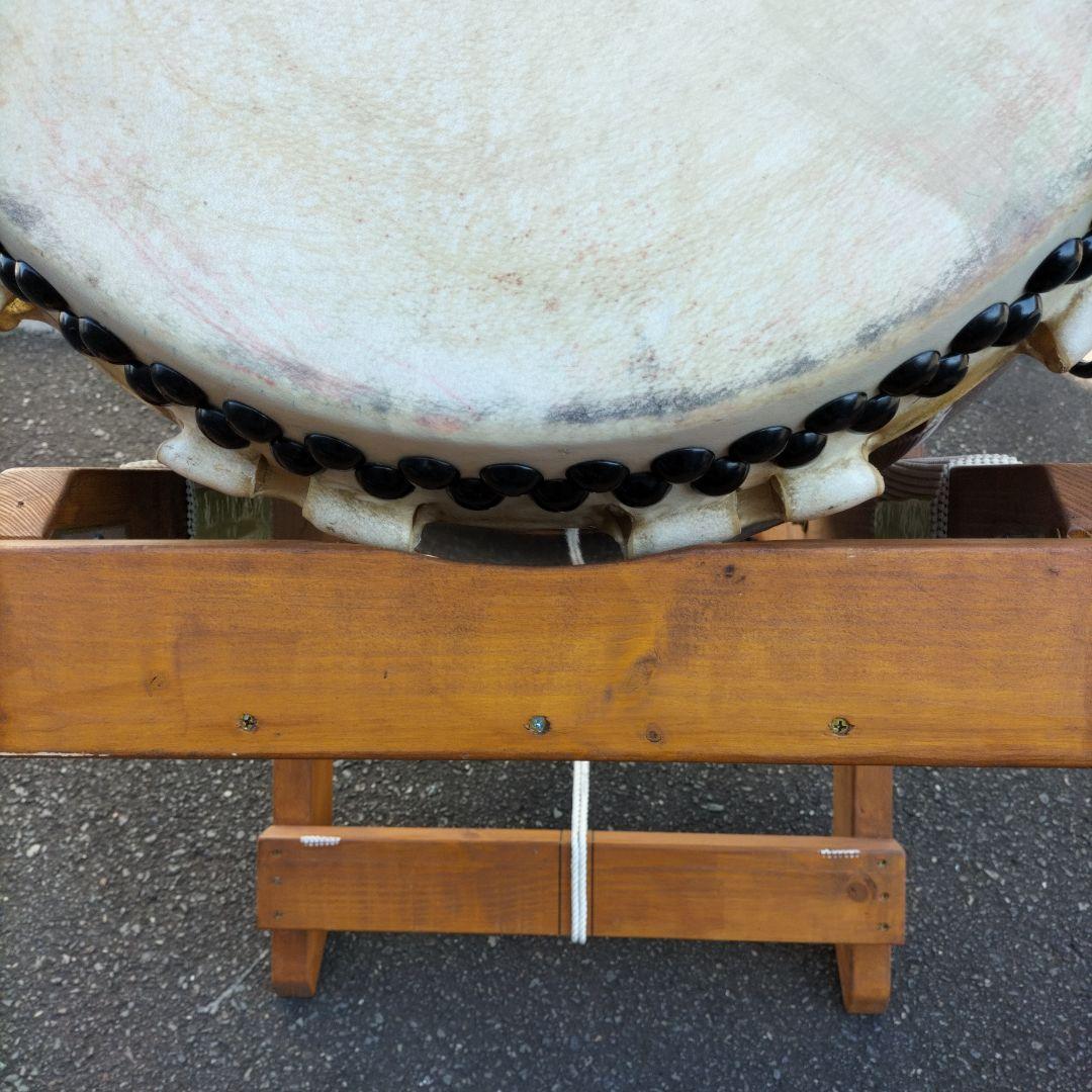 mura様　ご依頼商品　長胴太鼓　桶胴太鼓　斜め打ち太鼓台中古品③