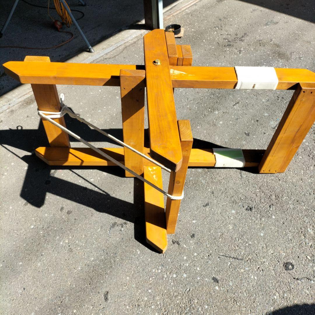 mura様　ご依頼商品　長胴太鼓　桶胴太鼓　斜め打ち太鼓台中古品③