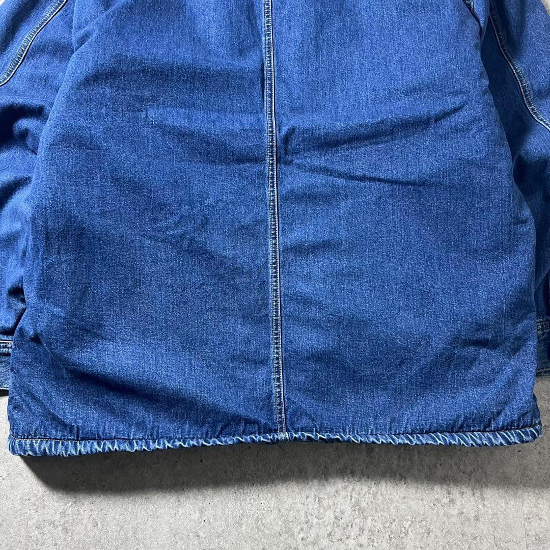 90s OLD GAP デニムボアジャケット L 襟コーズ カバーオール