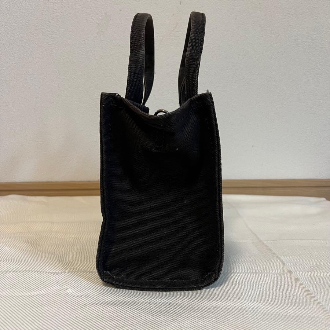 マークジェイコブス キャンバス 2WAY ショルダーバッグ ザ トート 黒