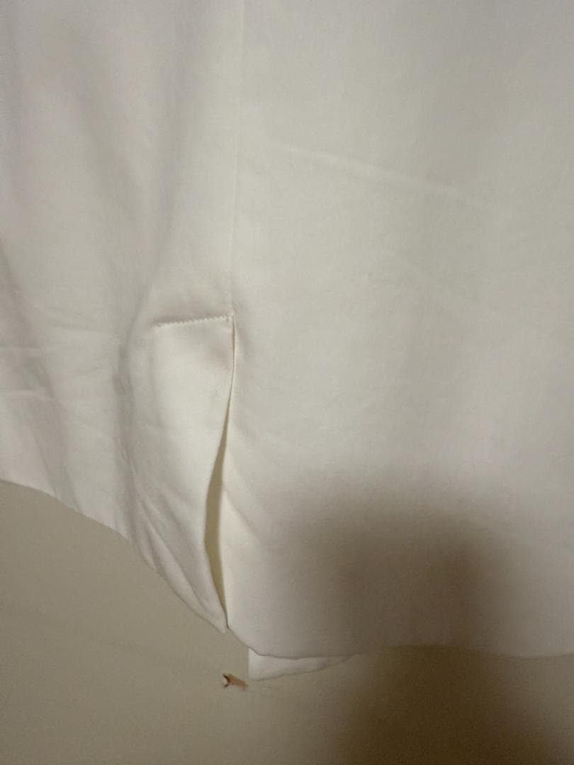 メ*離様 maison margielaホワイトテーラージャケット切りっぱなし