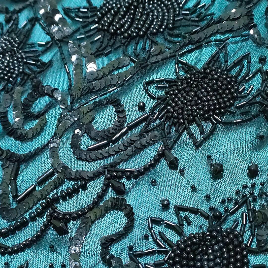 GALLIANO① Beaded Sequin Dress One-piece