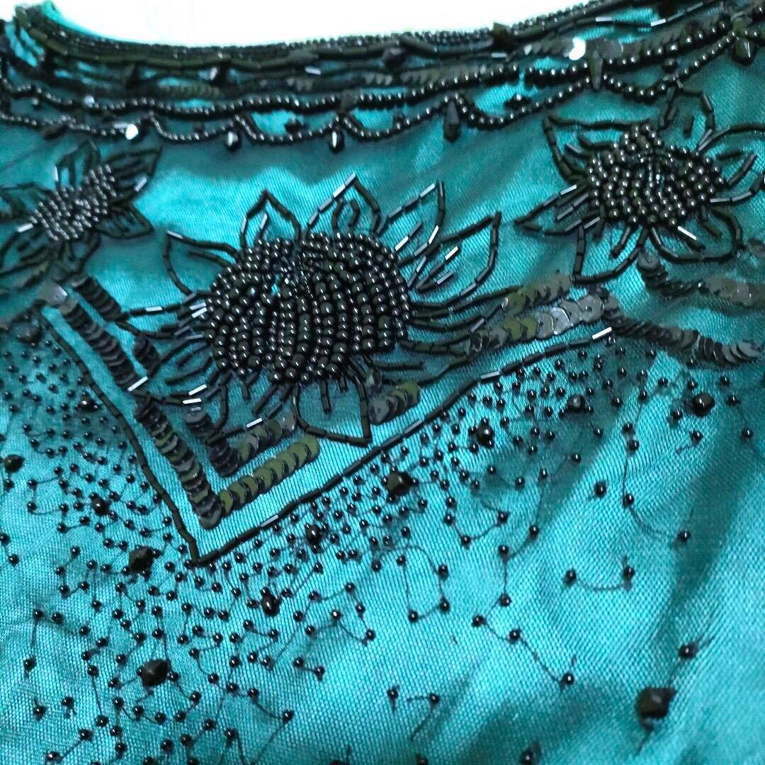 GALLIANO① Beaded Sequin Dress One-piece