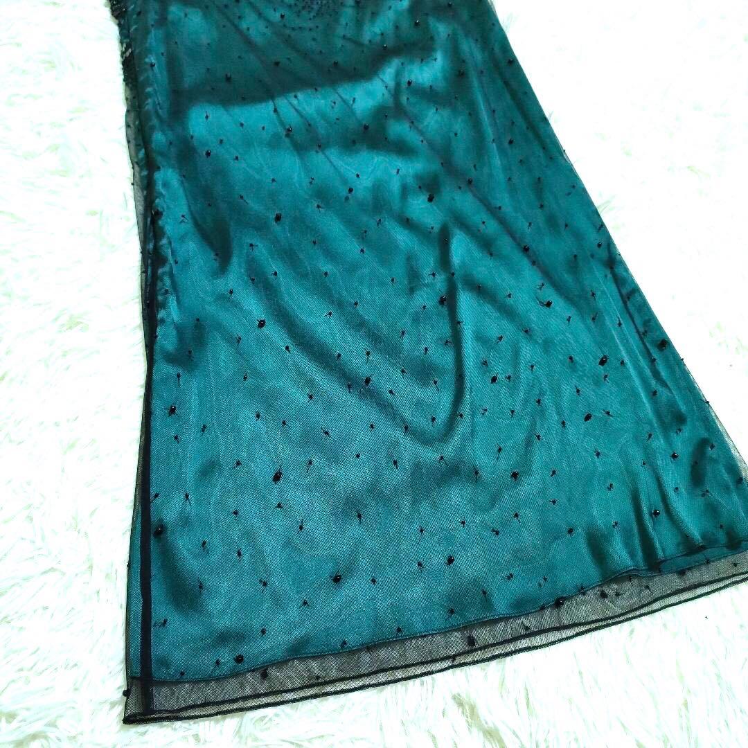 GALLIANO① Beaded Sequin Dress One-piece