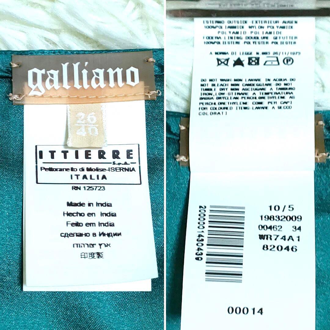 GALLIANO① Beaded Sequin Dress One-piece