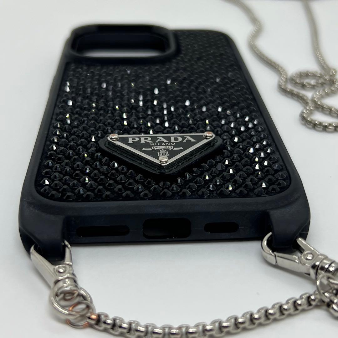 プラダ iPhone 13Pro/14Pro チェーン スマホケース 0261