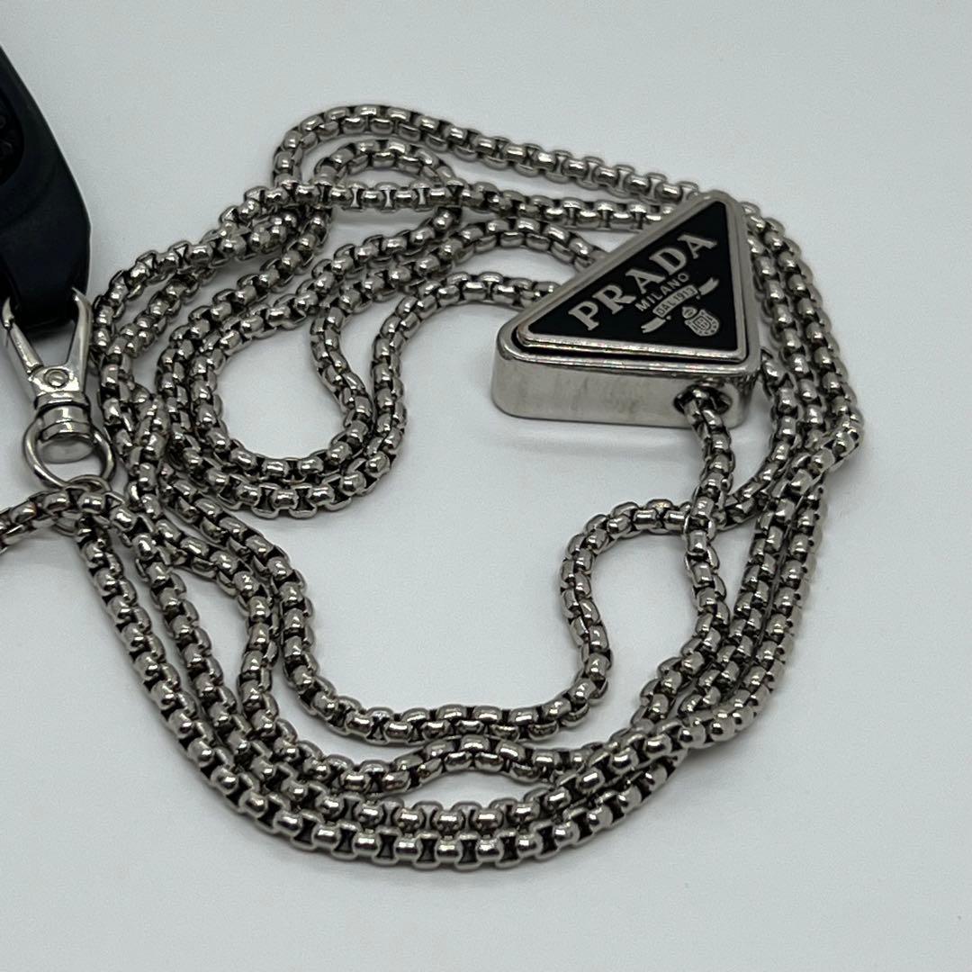 プラダ iPhone 13Pro/14Pro チェーン スマホケース 0261