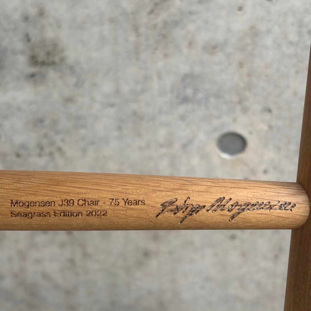 【美品】75周年記念モデル　ボーエ・モーエンセン J39 シェーカーチェア　椅子