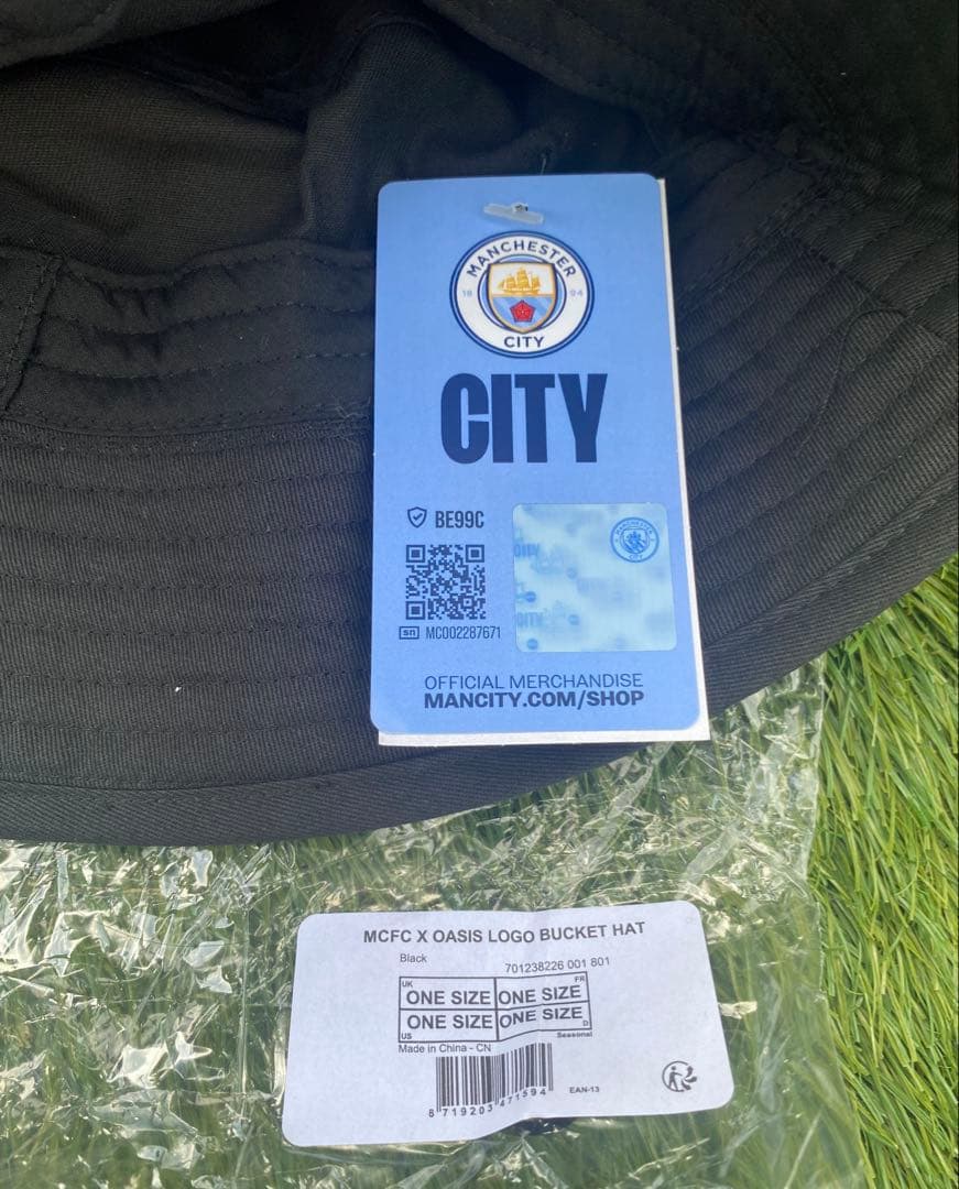 日本未発売 限定 完売品MCFC x Oasis ロゴ バケットハット