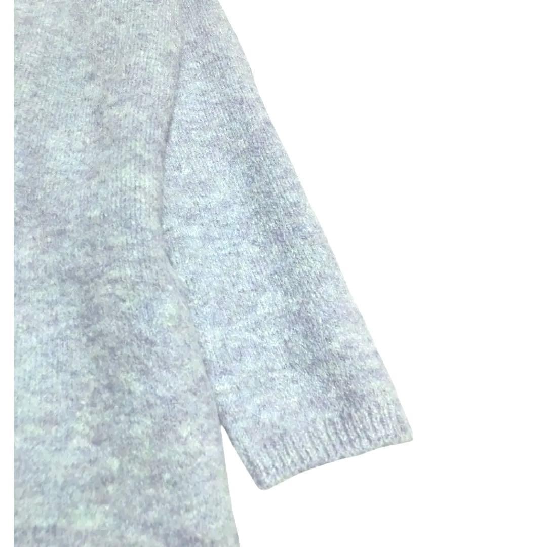 45R BADOU-R アルパカ フード ニット　縮絨ロングコート　ふわふわ起毛