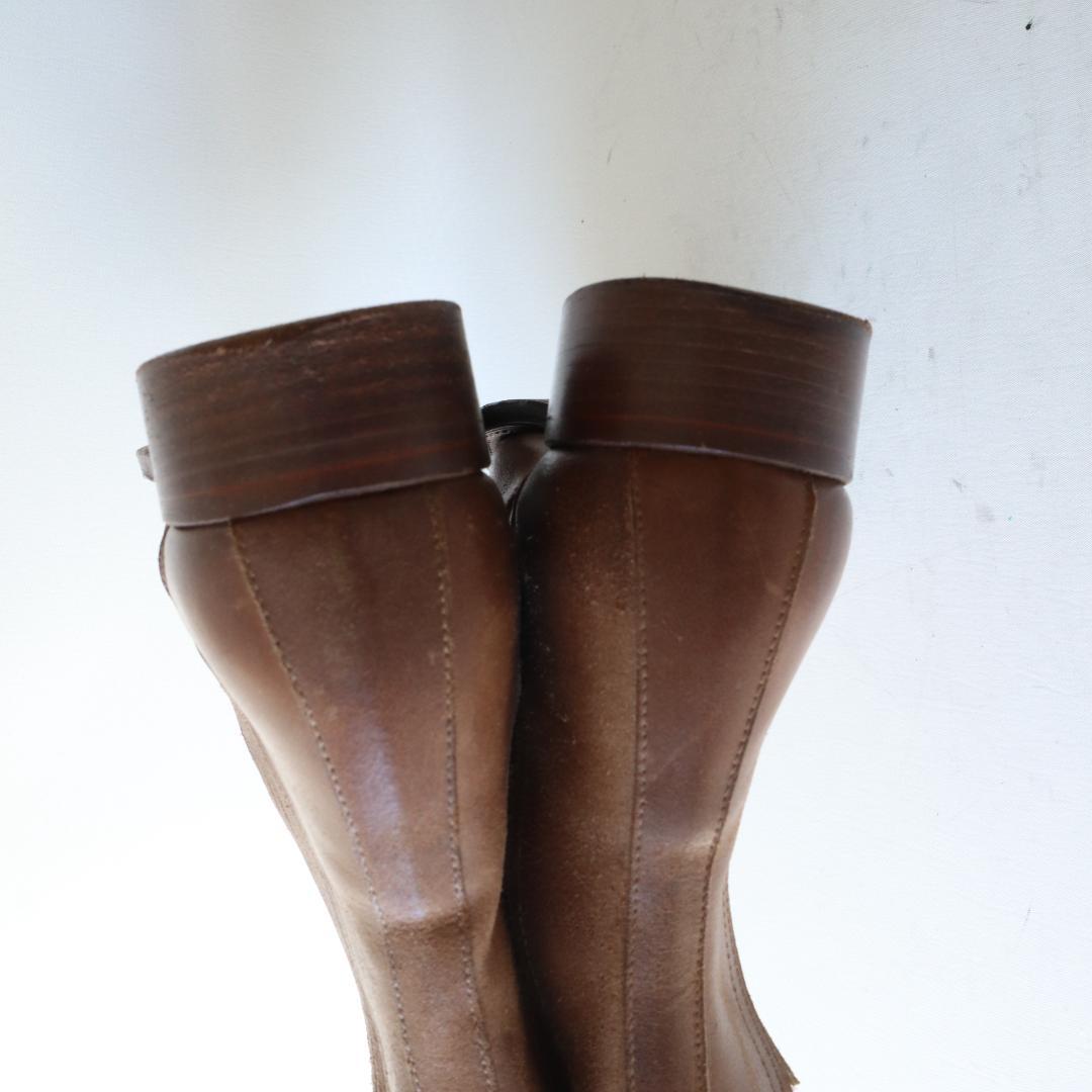 しむらのけん様　エルメス　サイドゴアブーツ　プエブロレザー　ブラウン　39