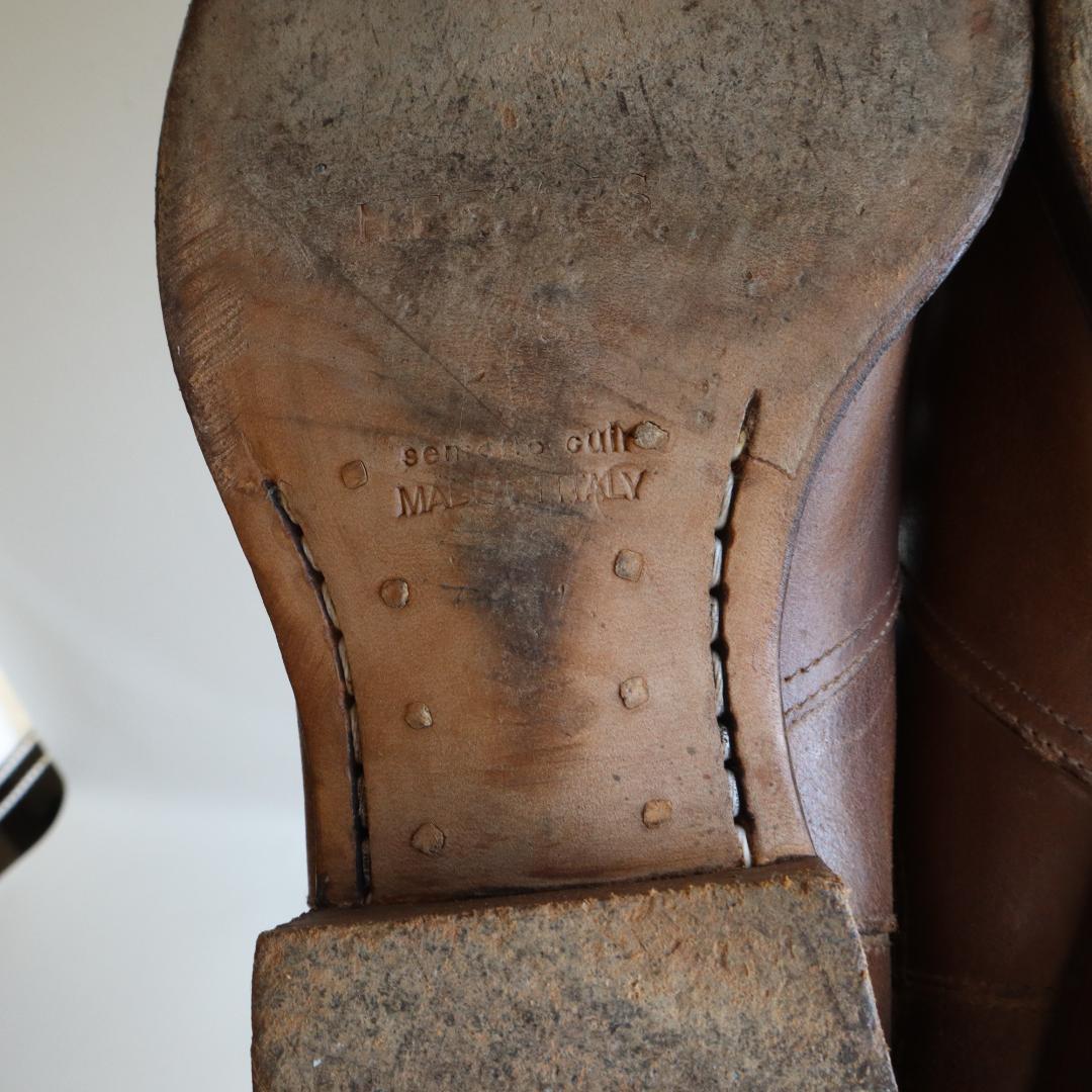 しむらのけん様　エルメス　サイドゴアブーツ　プエブロレザー　ブラウン　39