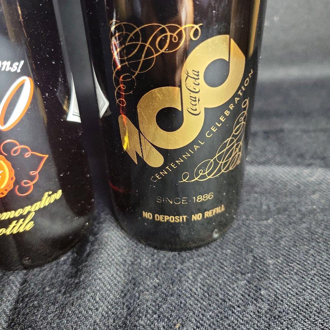 ハマちゃん☆コカ・コーラ100周年ボトルゴールドラベル2000年記念ボトル