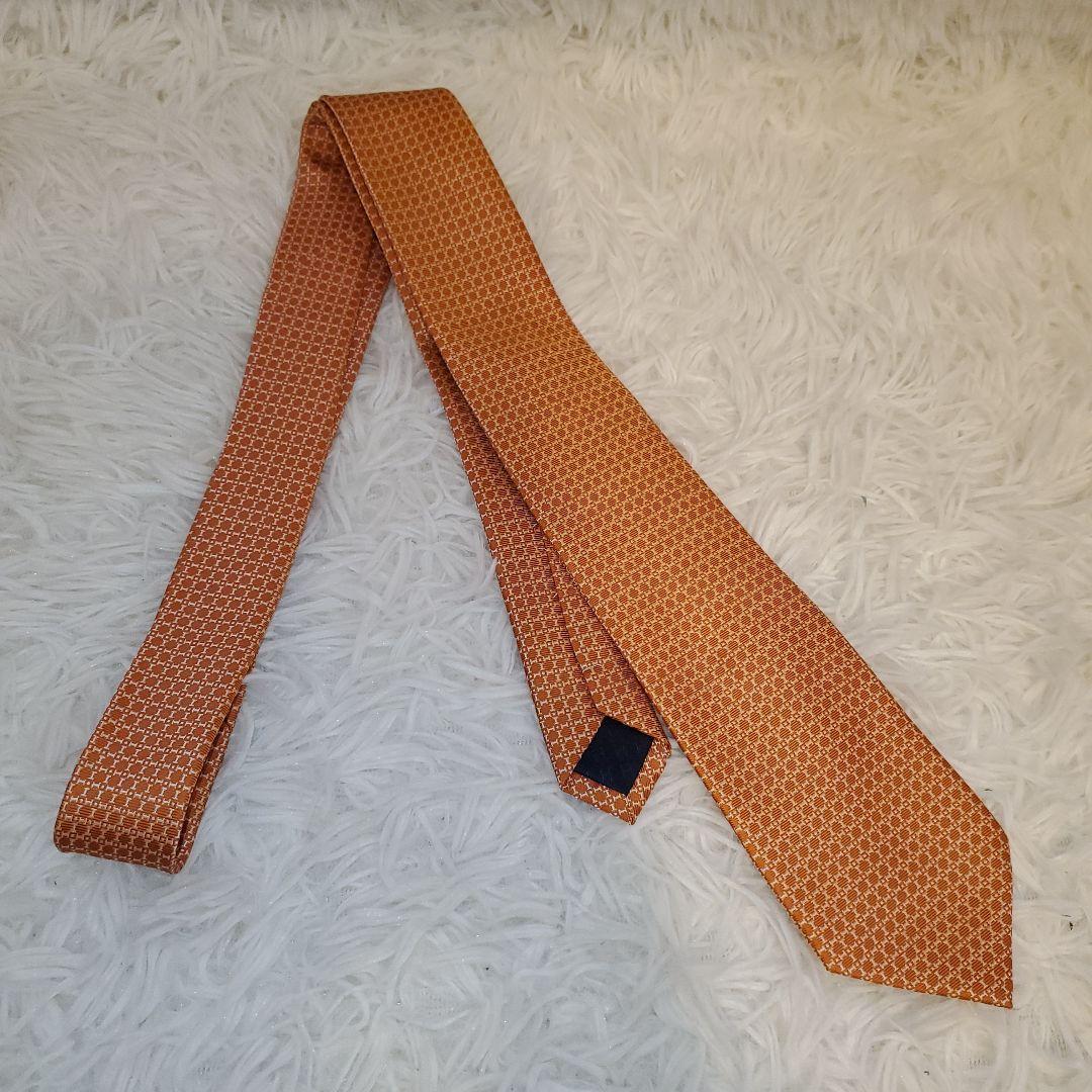 ⭐極美品⭐HERMES H柄 ファソネ シルク ネクタイ