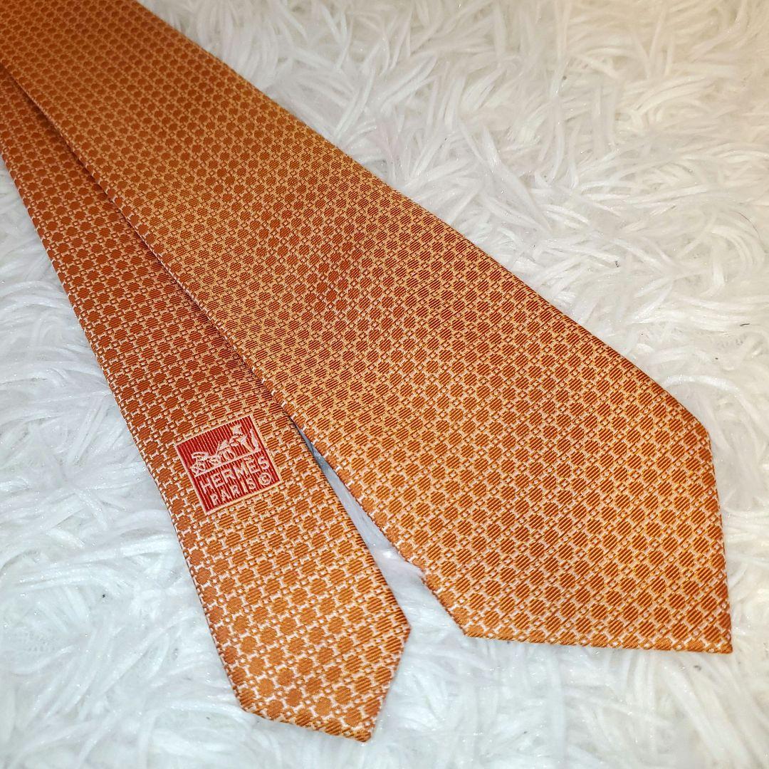⭐極美品⭐HERMES H柄 ファソネ シルク ネクタイ