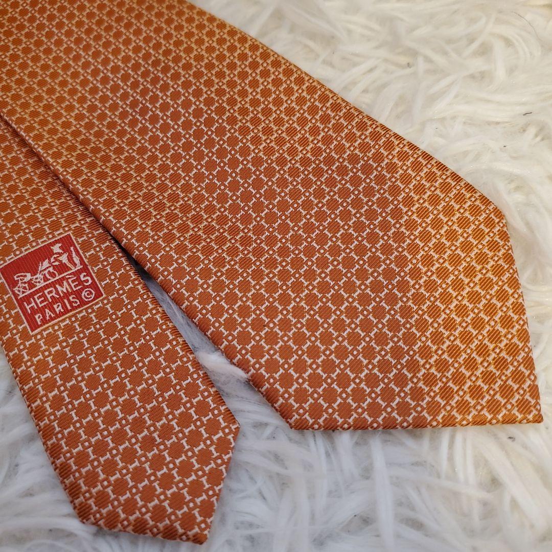 ⭐極美品⭐HERMES H柄 ファソネ シルク ネクタイ