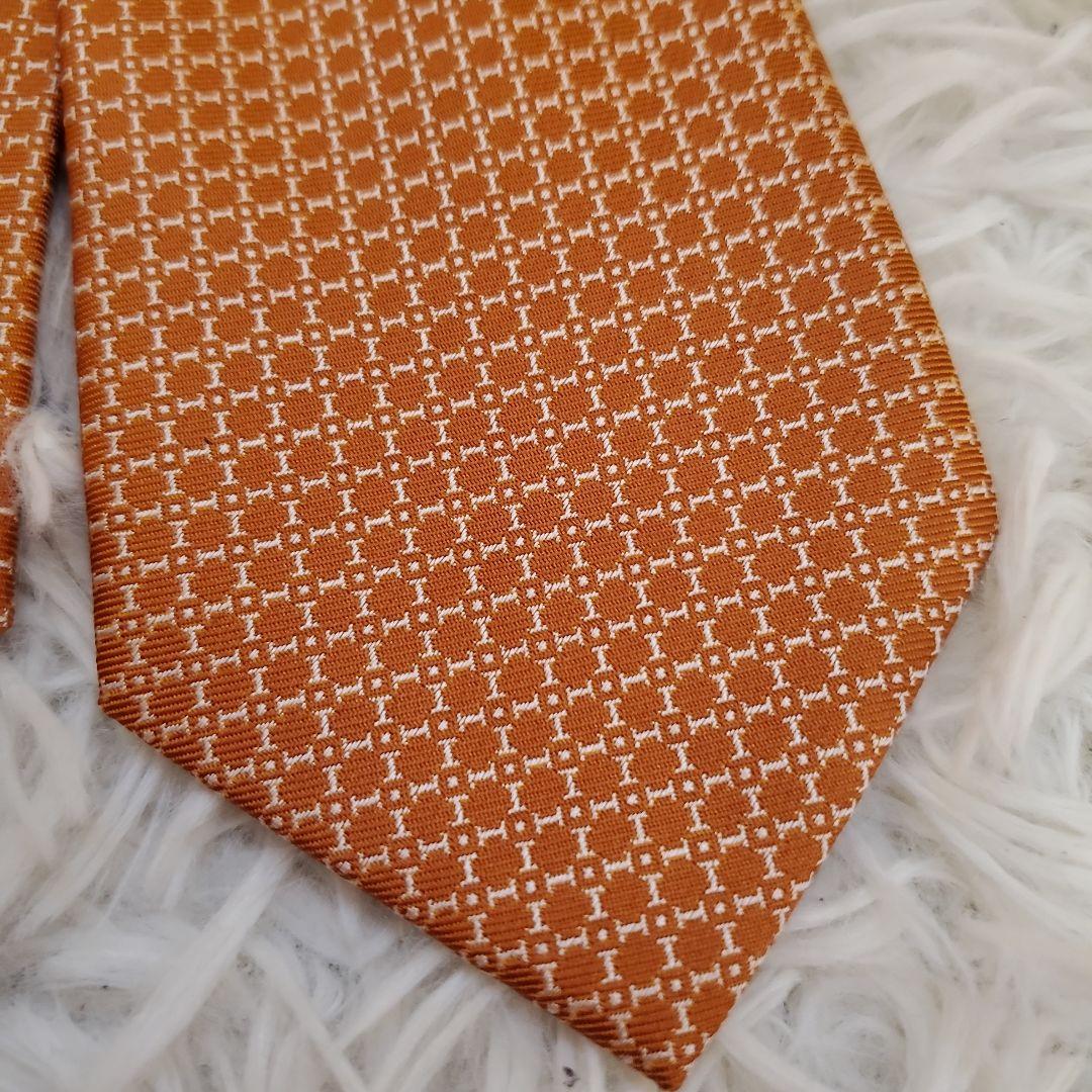 ⭐極美品⭐HERMES H柄 ファソネ シルク ネクタイ