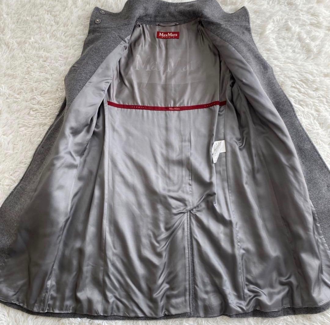美品　38サイズ　MaxMara Studio コート ロング丈　3Way 灰色