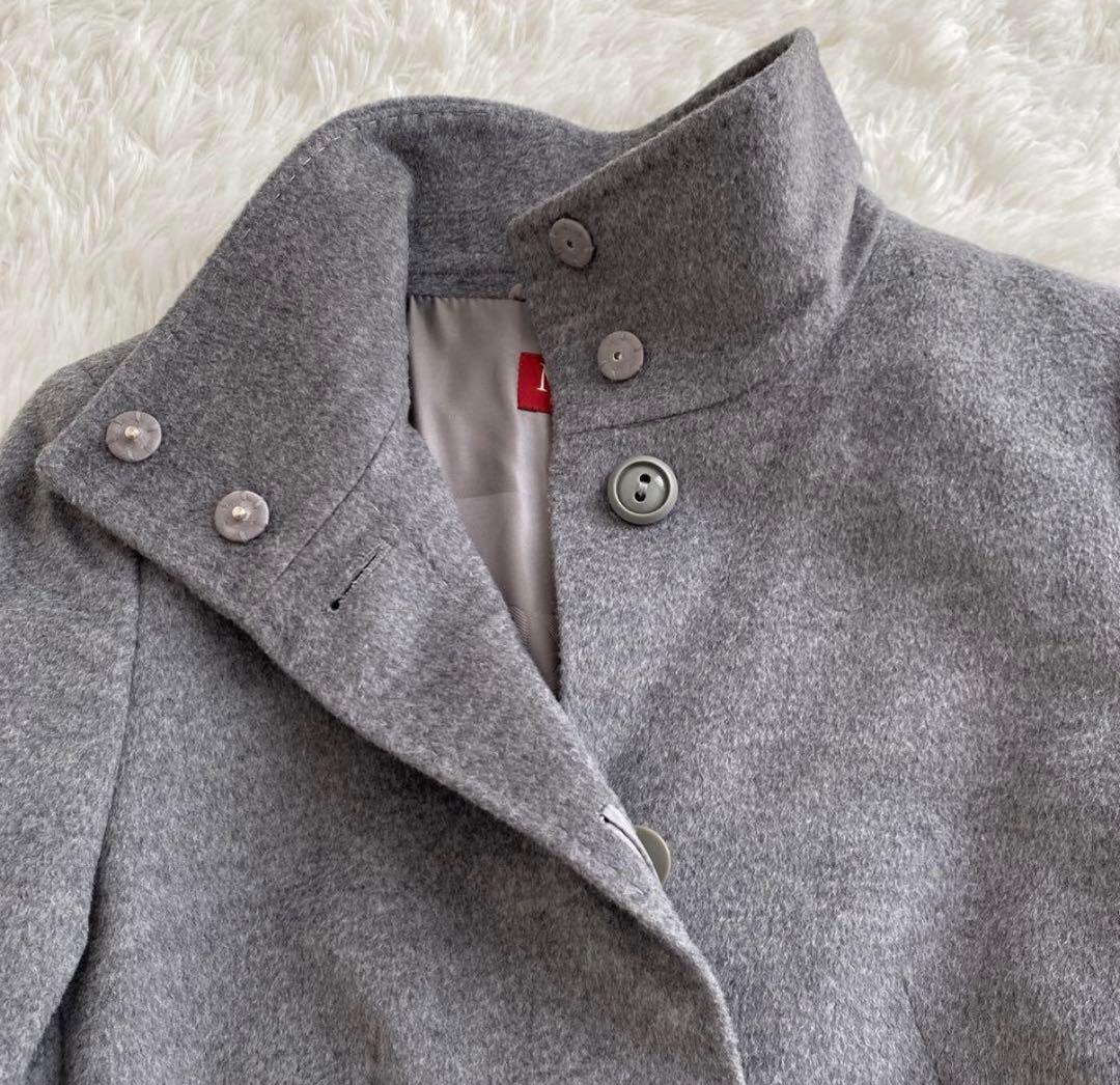 美品　38サイズ　MaxMara Studio コート ロング丈　3Way 灰色