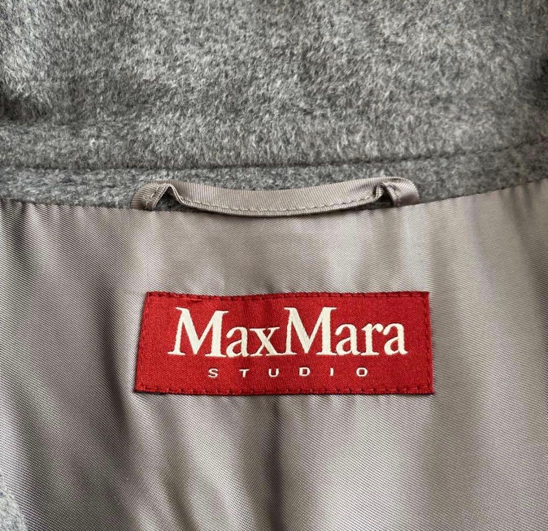 美品　38サイズ　MaxMara Studio コート ロング丈　3Way 灰色
