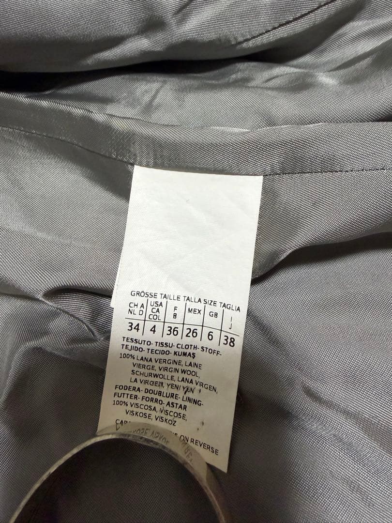 美品　38サイズ　MaxMara Studio コート ロング丈　3Way 灰色