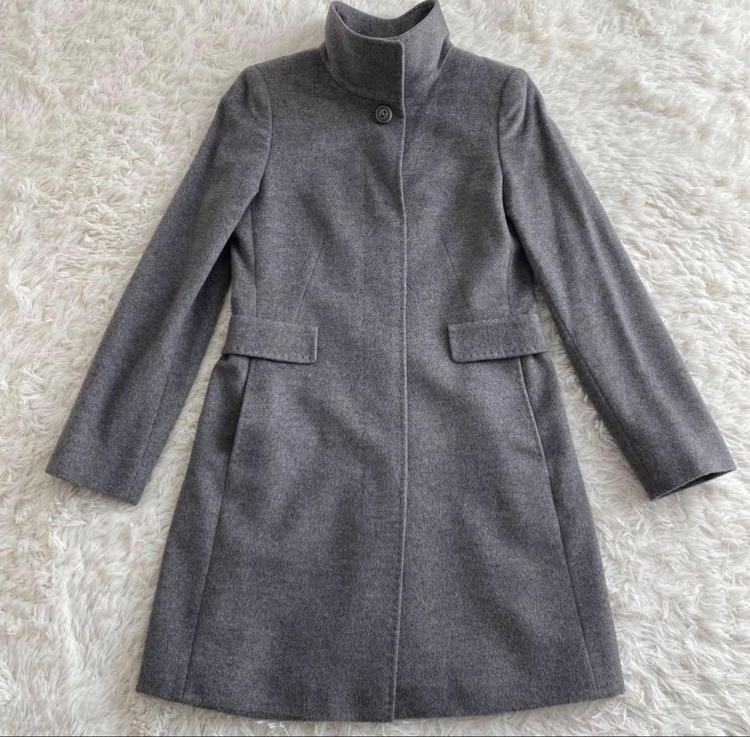 美品　38サイズ　MaxMara Studio コート ロング丈　3Way 灰色