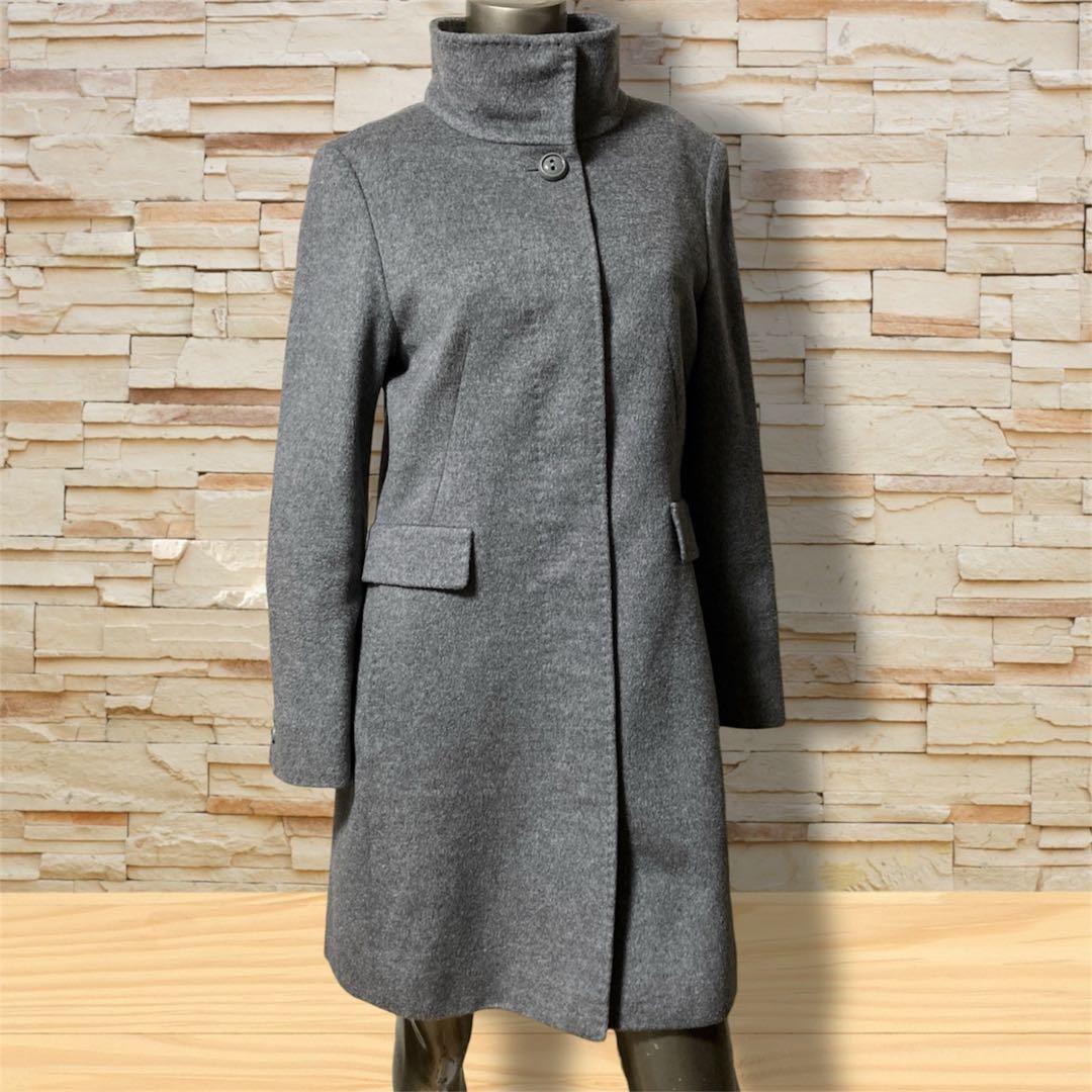 美品　38サイズ　MaxMara Studio コート ロング丈　3Way 灰色