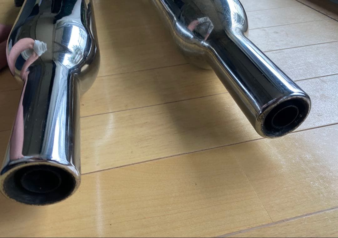 トライアンフ　ボンネビルT100 純正マフラー 2005年式　空冷キャブ車