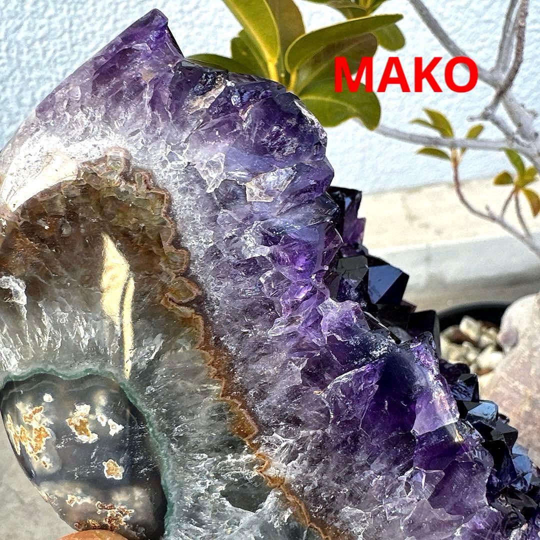 M1885☆アメジストクラスター882g☆ウルグアイ産☆天然石☆N60104-B