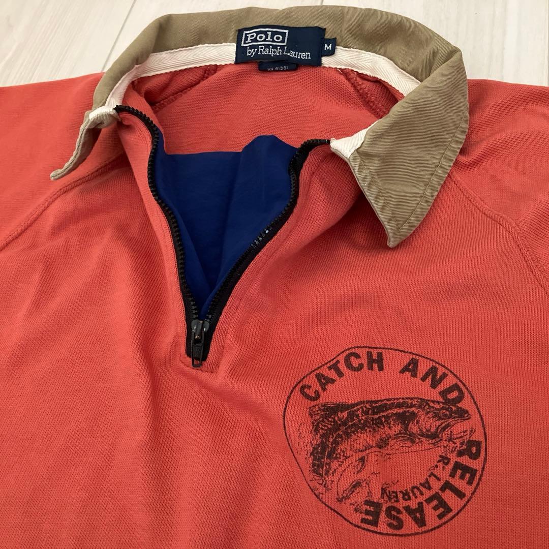 希少 vintage polo catch and release ラガーシャツ